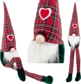 Ozdoby bożonarodzeniowe - Dekoracja świąteczna, elf, skrzat, figurka, krasnal, gnom, figurki, prezent, dekoracja stołu - miniaturka - grafika 1