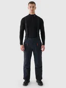 Spodnie narciarskie - 4F Spodnie narciarskie membrana Dermizax 20000 męskie - czarne XXL - miniaturka - grafika 1