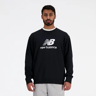 Bluza męska New Balance MT41500BK  czarna - Bluzy męskie - miniaturka - grafika 1