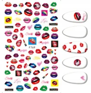 Ozdoby do paznokci - Naklejki Do Zdobienia Paznokci Wzorki Walentynki F-769 - miniaturka - grafika 1