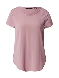 Koszulki i topy damskie - Vero Moda Vmbecca Plain Ss Top Noos Top Kobiety, Nostalgia Rose, M - grafika 1