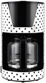 Ekspresy do kawy - Efbe-Schott Ekspres przelewowy BIAŁY retro kropki - miniaturka - grafika 1