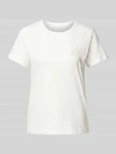T-shirt z bawełny z nadrukiem z motywem - Koszulki i topy damskie - miniaturka - grafika 1