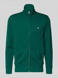 Bluza rozpinana z wyhaftowanym logo - Bluzy męskie - miniaturka - grafika 1