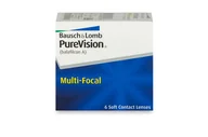 Soczewki kontaktowe - Bausch & Lomb Pure Vision Multifocal 6 szt. Soczewki miesięczne (-0.25 dpt, Addition HIGH (1.75 - 2.5) & BC 8.6) - miniaturka - grafika 1