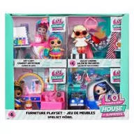 Akcesoria dla lalek - LOL Surprise Furniture Playset with Doll S2 (8szt) Mga Entertainment - miniaturka - grafika 1