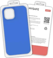 Etui i futerały do telefonów - Mysafe MYSAFE ETUI SILIKONOWE IPHONE 13 PRO MAX NIEBIESKI PUDEŁKO - miniaturka - grafika 1