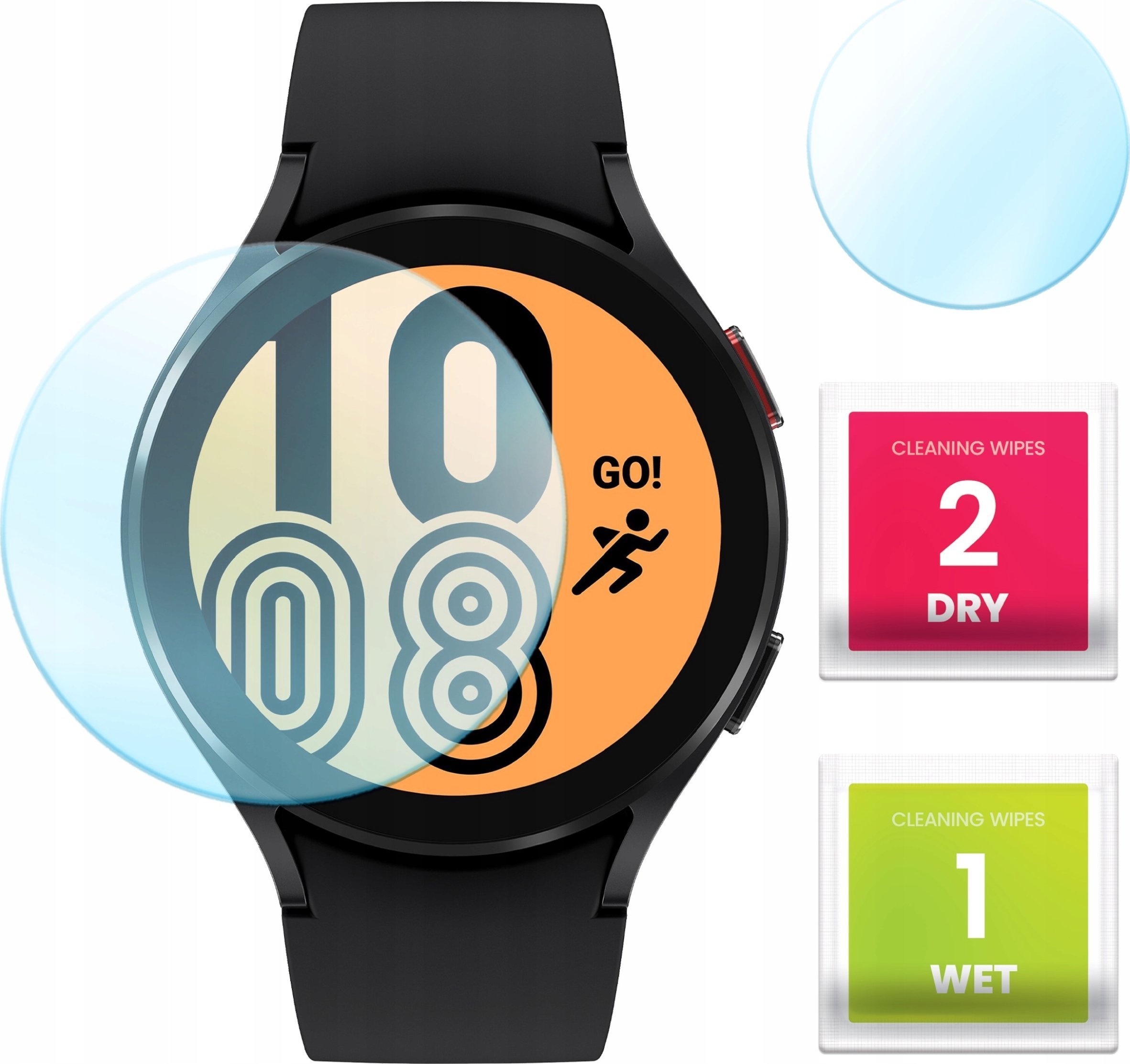 Hello Case Szkło Hybrydowe do Samsung Galaxy Watch 4 / 5 / 6 40 mm Ochronne