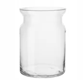 Wazony i flakony - Wazon słój las w szkle szkło 20 cm x 15cm - miniaturka - grafika 1