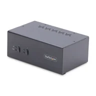 Przełączniki KVM - StarTech P2DD46A2-KVM-SWITCH przełącznik KVM Czarny - miniaturka - grafika 1