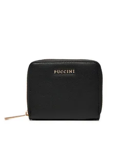 Puccini Mały Portfel Damski BLP838A Czarny - Portfele - miniaturka - grafika 1