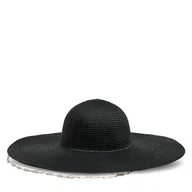 Czapki damskie - Kapelusz Guess Fedora AW9499 COT01 Czarny - miniaturka - grafika 1