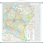 Mapy i plansze edukacyjne - EkoGraf, mapa ścienna Województwo podkarpackie 1:200 000 - miniaturka - grafika 1