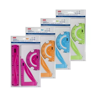 Nieprzypisany Flex Set 12szt 20cm 839335 SPOK089 - Linijki, ekierki - miniaturka - grafika 1