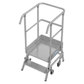 Rusztowania - KRAUSE Podest jezdny z jednostronnym wejściem 2 stopniowy 820990 - miniaturka - grafika 1