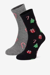 Lasocki 2MB-001-AW24 (2-pack) Szary - Skarpetki męskie - miniaturka - grafika 1