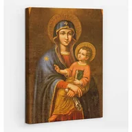 Ikony i obrazy sakralne - Matka Boska z dzieciątkiem Jezus - obraz polycanvas, 20x30 - miniaturka - grafika 1