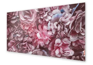 Panel kuchenny HOMEPRINT Różowe sztuczne róże 100x50 cm - Dekoracje domu - miniaturka - grafika 1