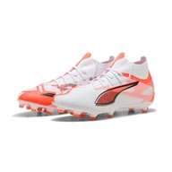 Piłka nożna - Męskie Korki PUMA ULTRA 5 MATCH+ FG/AG 10816201 – Biały - miniaturka - grafika 1