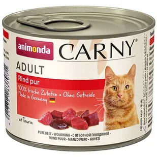 Animonda Cat Carny Adult smak: wołowina 200g puszka - Mokra karma dla kotów - miniaturka - grafika 2