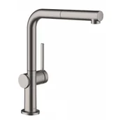 Baterie kuchenne - HANSGROHE 72808340 Talis M54 Jednouchwytowa bateria kuchenna 270, wyciągana wylewka, 1jet - miniaturka - grafika 1