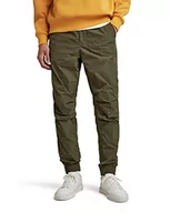 Spodenki męskie - G-STAR RAW Męskie spodnie do biegania RCT Pants, Zielony (Shadow Olive D21973-d296-b230), 30W - miniaturka - grafika 1