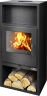 Piece wolnostojące - ABX Piec na drewno Narvik I  5 kW - Czarny - miniaturka - grafika 1