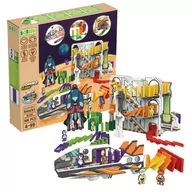 Klocki - EKOLOGICZNE Klocki Domino Zestaw Domino Kosmos 166 el. rakieta z papieru - miniaturka - grafika 1