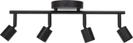 Lampy sufitowe - Lampa wisząca Aigostar Poczwórny żyrandol czarny 4xGU19 Poczwórny reflektor czarny bez źródła światła - miniaturka - grafika 1