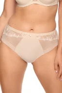 Majtki damskie - Figi damskie z koronką Paris 1302 beżowe 3XL - miniaturka - grafika 1
