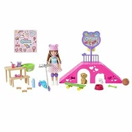 Lalki dla dziewczynek - "Zabawka Barbie Hjy35 - Skate Park Z 2 Szczeniakami Dla Dzieci Od 3 Lat!" - miniaturka - grafika 1