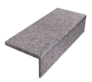 Schody granitowe 80 cm ciemnoszare stopnica+podstopnica DLH - Kostki brukowe i krawężniki - miniaturka - grafika 1