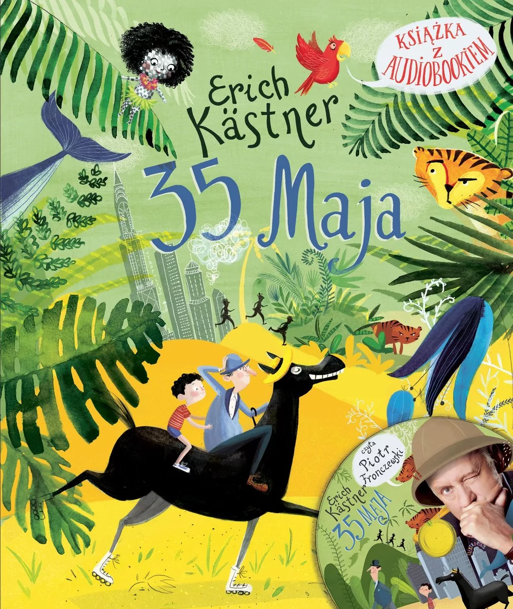 Erich Kastner 35 maja wersja limitowana książka z audiobookiem)