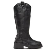 Kozaki damskie - Kowbojki Bronx Western 14298-A Czarny - miniaturka - grafika 1