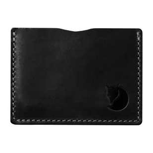 Skórzane etui na karty płatnicze Fjallraven Fjallraven Ovik Card Holder black - ONE SIZE - Kosmetyczki, organizery i kuferki - miniaturka - grafika 1