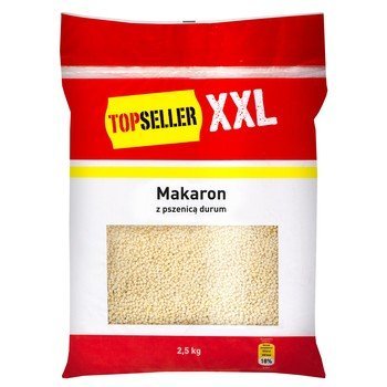 TOPSELLER XXL Makaron zacierka z dodatkiem pszenicy durum 2,5 kg