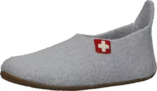 Living Kitzbühel Slipper szwajcarski krzyż kapcie domowe, jasnoszare, 25 UE - Kapcie damskie - miniaturka - grafika 1