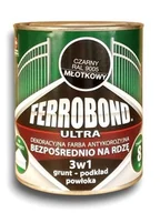 Farby do metalu - Farba antykorozyjna na rdzę 3w1 Ferrobond 0,7 L RAL9005 Młotkowy Czarny - miniaturka - grafika 1