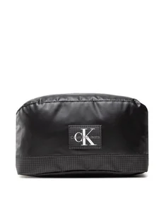 CALVIN KLEIN Jeans Kosmetyczka Utility Grid Washbag K50K508901 Czarny - Kosmetyczki, organizery i kuferki - miniaturka - grafika 1