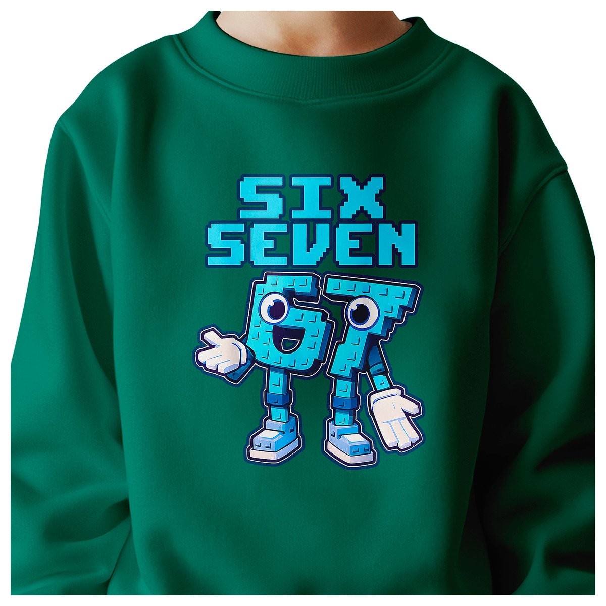 BLUZA DZIECIĘCA 67 SIX SEVEN KLOCKI VIRAL DLA CHŁOPCA DZIEWCZYNKI 110-116