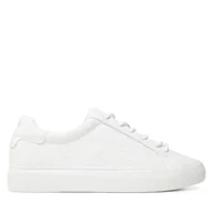 Sneakersy damskie - Sneakersy Calvin Klein Vulc Lace Up Mono Pu HW0HW02573 Biały - miniaturka - grafika 1