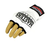 Bandaże bokserskie - Masters FIGHT EQUIPMENT Bandaże bokserskie żelowe, BBŻ-1 białe, rozmiar XL - miniaturka - grafika 1