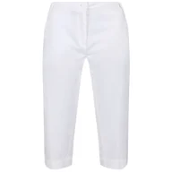 Spodnie sportowe damskie - Damskie spodnie 3/4 Regatta Bayla Capri Rozmiar: XL / Kolor: biały - miniaturka - grafika 1