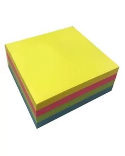 Notes Samoprzylepny Kostka 51X51Mm Mix Neon I Pastel 250 Kartek - Gadżety  do biura - miniaturka - grafika 1
