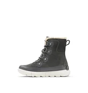 Śniegowce damskie - Sorel Damskie buty zimowe Explorer II Joan wodoodporne, Szary grill X Fawn, 36 EU - miniaturka - grafika 1