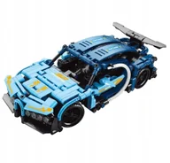 Klocki - Klocki Zdalnie Sterowany Samochód RC - Auto Sportowe 433 Elementy - Idealny Prezent! - miniaturka - grafika 1