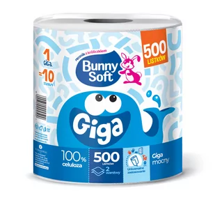 Bunny Soft Giga Ręcznik papierowy 1 szt. - Ręczniki papierowe - miniaturka - grafika 1