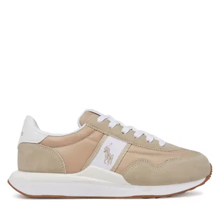 Sneakersy Polo Ralph Lauren Train 89 Sport RL02441272 Beżowy - Buty dla chłopców - miniaturka - grafika 1