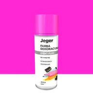 Farby i lakiery w sprayu - Spray 0.4 l różowy fluorescencyjny Jeger - miniaturka - grafika 1