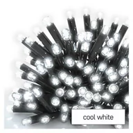 Oświetlenie świąteczne - Oświetlenie łączone Profi - sople 50 LED 3m zimna biel, czarny przewód, IP44 - miniaturka - grafika 1